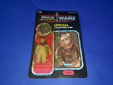 Star Wars POTF Warok Ewok w  Coin 92 Back 1984 Kenner NEW Unpunched