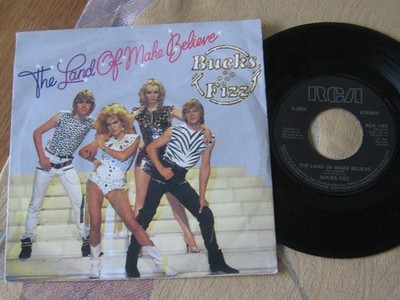 7'' SINGLE - BUCKS FIZZ - The Land of make believe / Now you´re gone von 1981