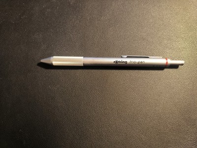 Rotring 600 trio pen (1x Blau + 1x Rot + 1x 0.5mm Bleimine)