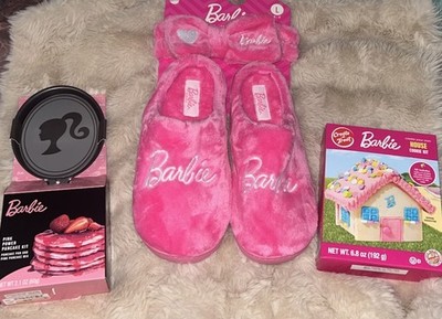 Create-A-Treat  Barbie House Cookie Kit 6.8oz, Spa, Pancake Pan Holiday Bundle
