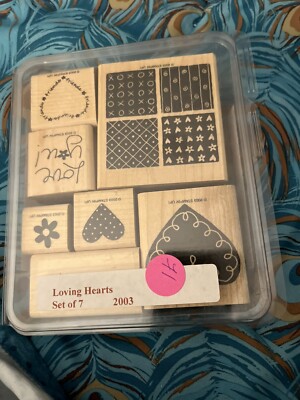 Stampin Up Loving Hearts set of 7 2003 | eBay
