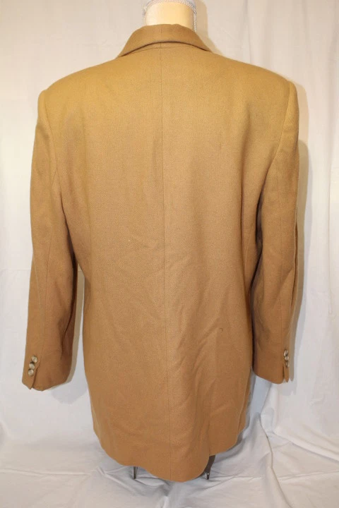 Blazer OLEG CASSINI 100% Lana Marrón "Clásico" Mujer Talla L (B134) Foto 3 de 4