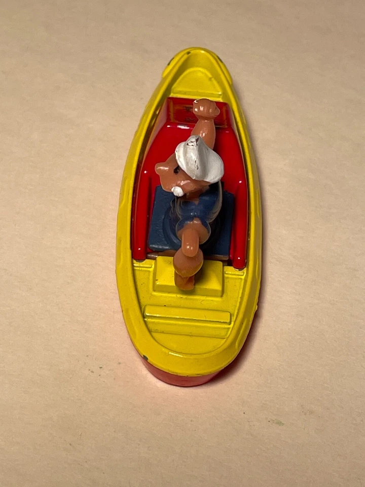 Vintage 1970 Corgi Popeye The Sailor Man, Barco Fundido, Feito na Grã-Bretanha - Imagem 4 de 4