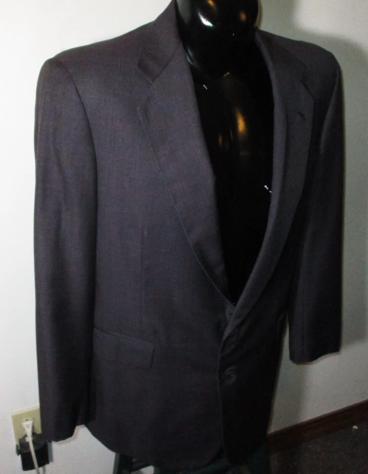 NEIMAN MARCUS Gray Wool 2 Pc Suit Men's Size 43 Long, 38X32 - Image 4 of 4