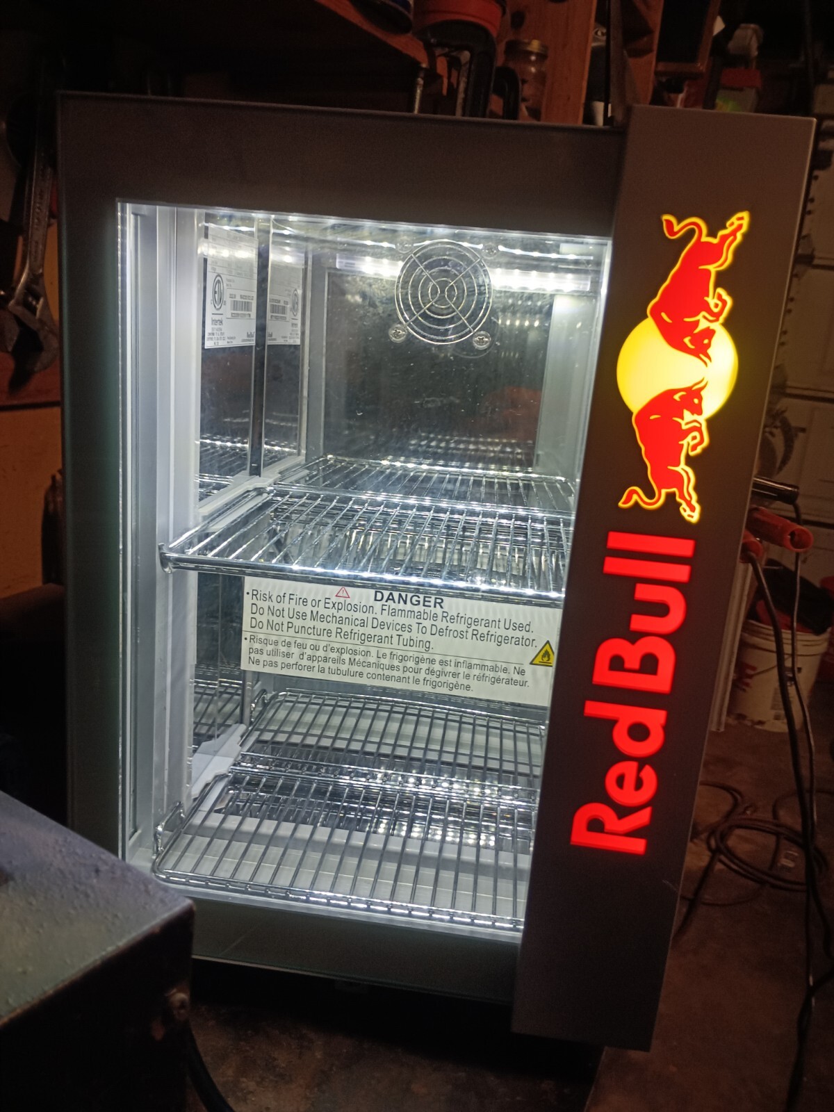 Red Bull Mini Fridge Baby Cooler 2020 RBBC2020 Eco LED Tested COLD