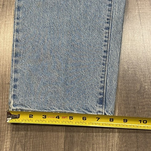 VTG NWT TOMMY HILFIGER LIGHT BLUE DENIM JEANS PANTS 42x32 BAGGY FIT (4) - Picture 5 of 7