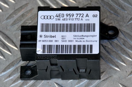 Audi A8 D3 Rücksitzlüftungsgerät / Steuermodul / ECU 4E0959772A
