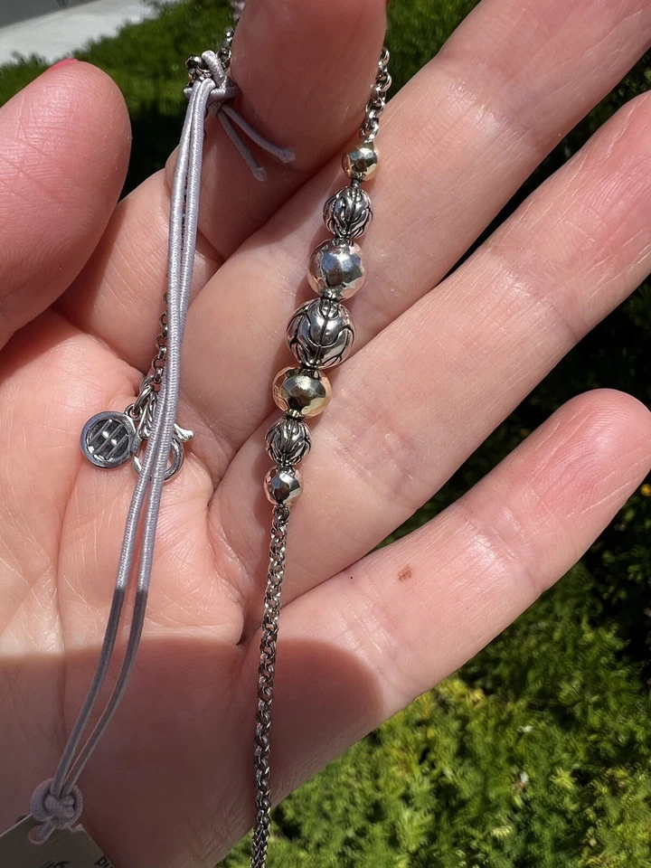 PULSERA JOHN HARDY CLÁSICA CADENA ORO AMARILLO 18K Y PLATA DE LEY Foto 3 de 4