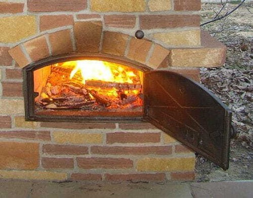 Cast Iron pizza oven door, bread oven doors, fire door 19,3" x 11" - R - Picture 12 of 12