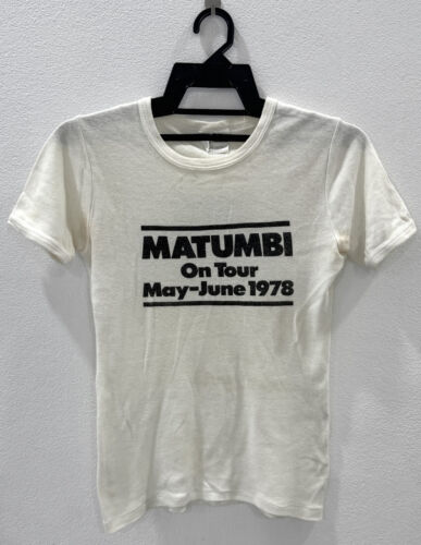 VINTAGE 70er 1978 MATUMBI DREAD TOUR KONZERT T-SHIRT REGGAE RASTA BOB MARLEY