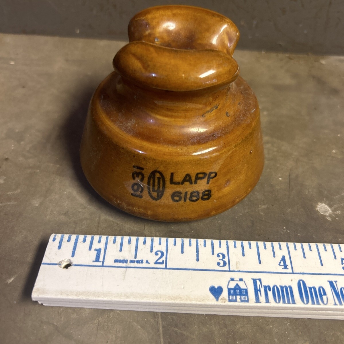 Vintage Lapp 1931 6188 Brown Glazed Pottery Porcelain Hydro