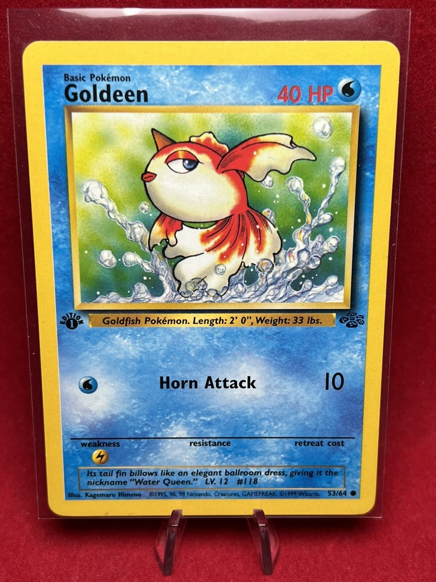 1995, 96, 98 Pokemon Card 1st Edition **Goldeen* - Jungle