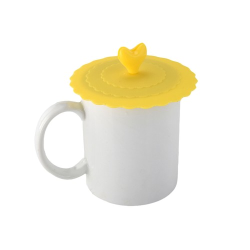 Silicone Drinking Lid Cup Lids Reusable Coffee Mug Lids Coffee Cup Cover - Picture 8 of 21