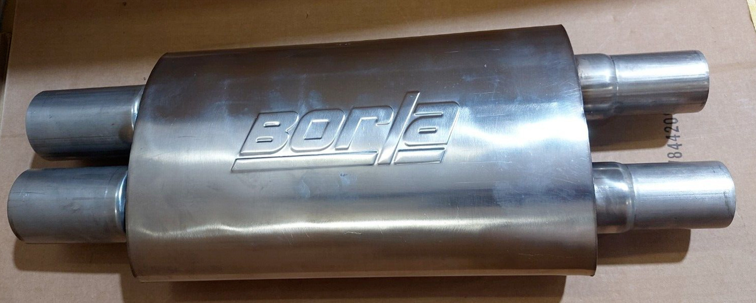 SALE Borla 60661 3" Dia Resonator For 2018-2022 Ford Mustang GT 5.0L V8
