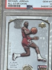 2003 upper deck michael jordan all-star psa 10 # +Jordan Check List