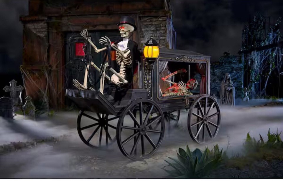 Home Accents Holiday 5 ft. Animated LED Hearse eBay