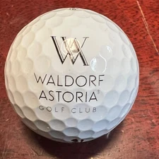 Waldorf Astoria Golf Club Logo TaylorMade TP5 Golf Ball (L-24-7)