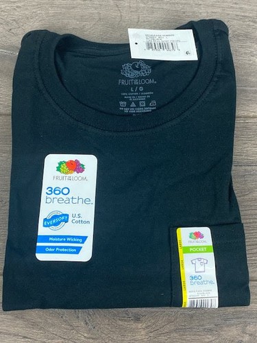 360 Breathe Pocket T-Shirt, Black 