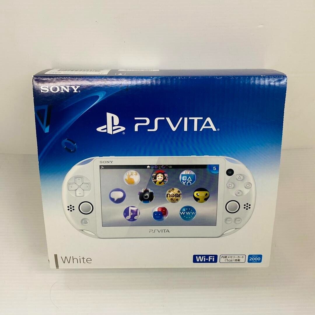 SONY PlayStation Vita PS Vita New Wi-Fi Console PCH-2000 ZA12 White