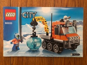 LEGO CITY Arctic 60033 Ice Crawler 99% Complete, With Instructions, No Box