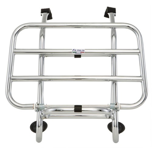 F.A. PORTAPACCHI ANTERIORE CROMATO PER PIAGGIO VESPA PX 125 150 200 - Foto 2 di 4
