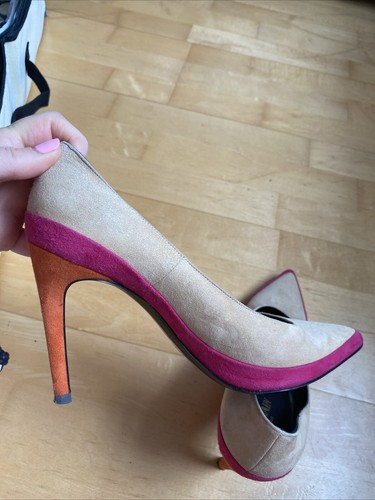 Zapatos de salón Balmain beige talla 5 - Imagen 6 de 7