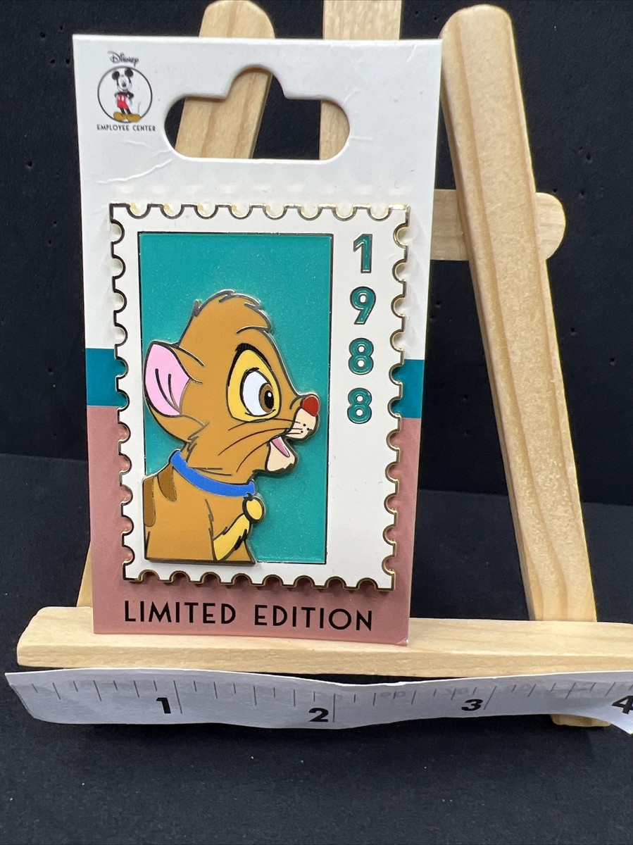 DEC stamp pin Oliver オリバー　ピンバッジ Disney DEC Oliver Animal Stamps LE 250 Pin Oliver & Company
