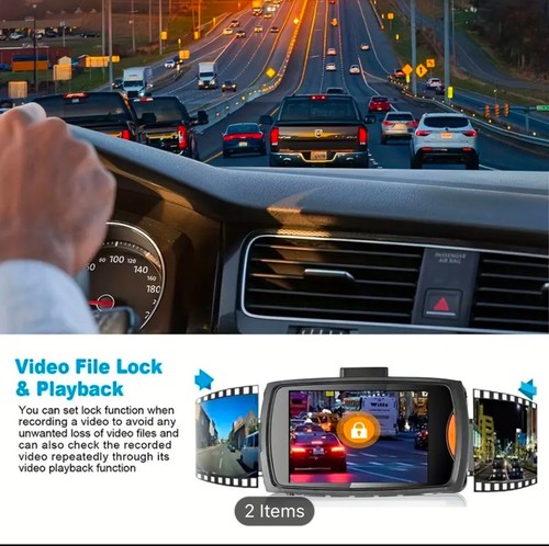 Grabadora DVR para automóvil Full HD 1080P con vista gran angular de 140° - Captura cada momento - Imagen 4 de 7
