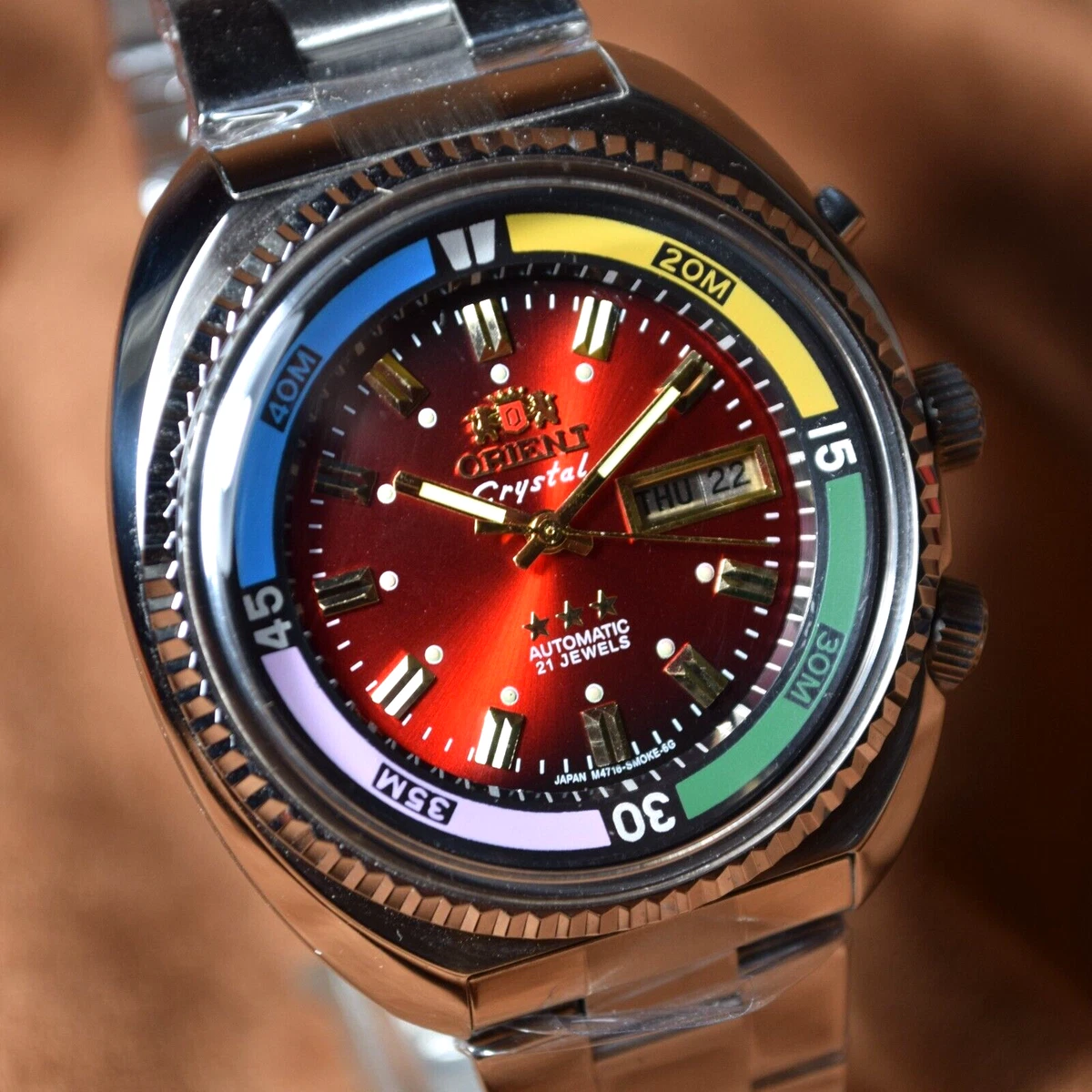 Japan Watch Orient KING DIVER Automatic Watch KD 21 JEWELS