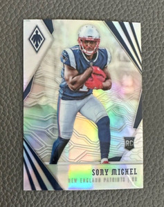 2018 PANINI PHOENIX #111 SONY MICHEL  NEW ENGLAND PATRIOTS ROOKIE