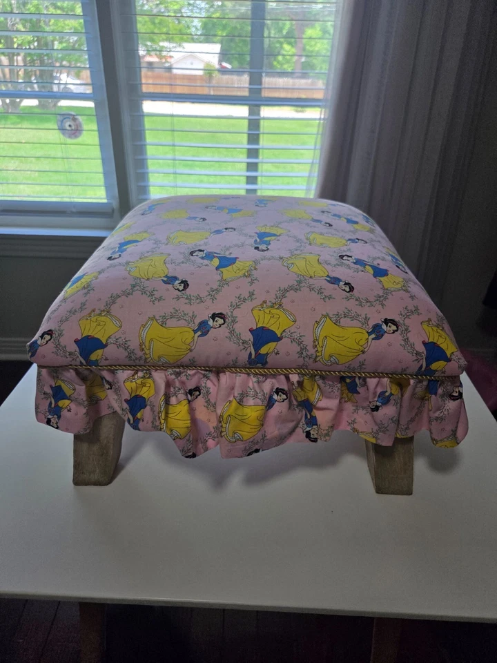 Белоснежный табурет для ног розовый, синий и желтый или кошачья кровать или детский стул - Изображение 2 из 4