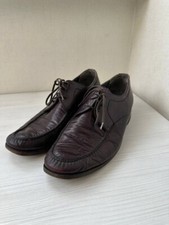 Bally Suisse International Major 02 554 Oxford braune Lederschuhe Größe 9
