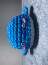stuffed animal whale handmade crochet