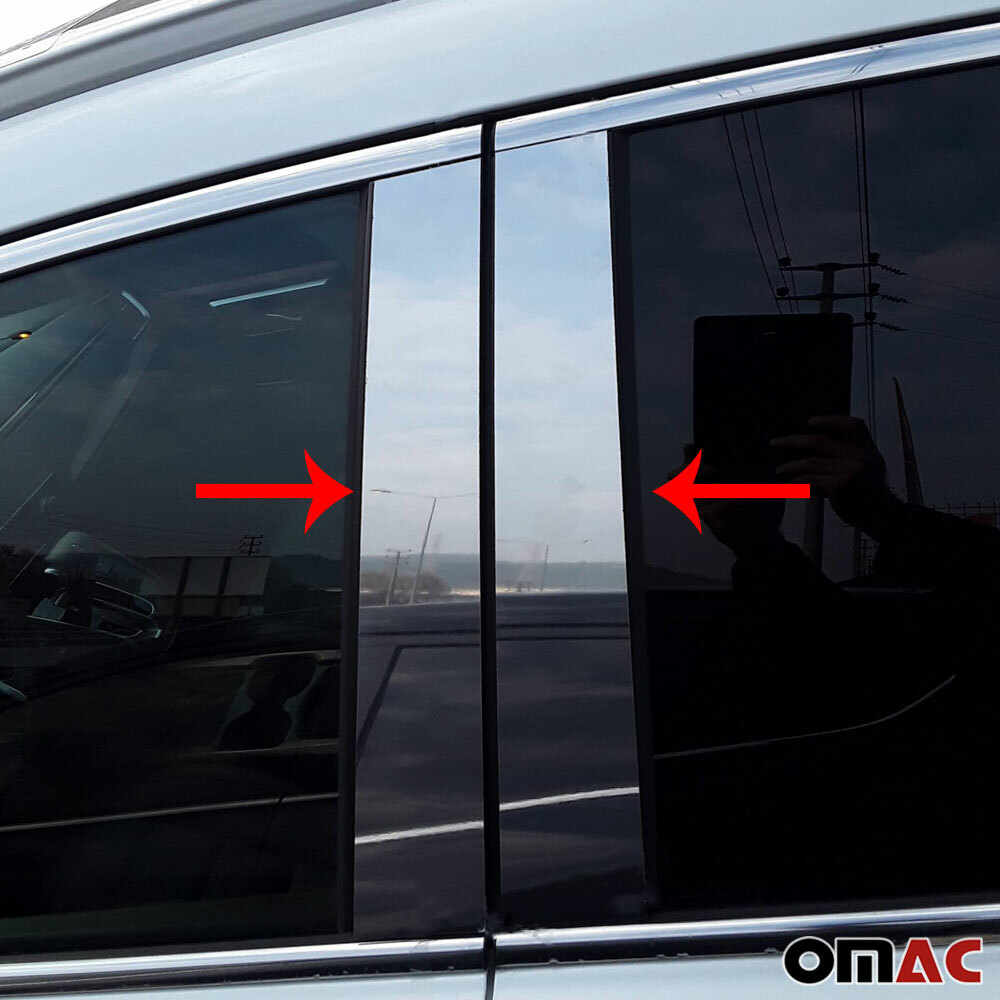 B-Säulen Aufkleber Für Honda CR-V 2012-2016 - Schwarze Zierleisten Für Türfenstersäulen