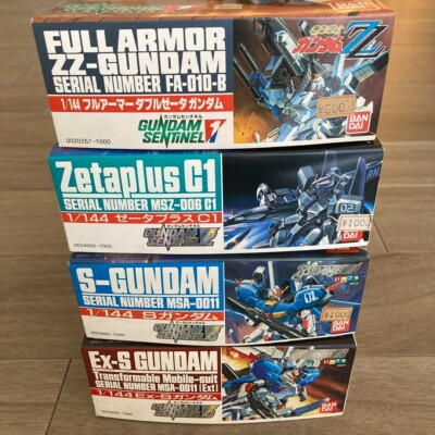 GUNDAM Sentinel S Ex-S Full Armor ZZ Zeta Plus C1 1:144 Retro