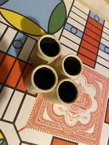 VTG 1964 Parcheesi Board Game Backgammon Gold Seal Edition COMPLETE - Picture 6 of 7