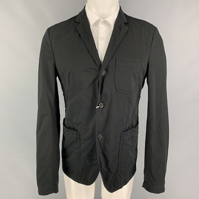 COMME des GARCONS HOMME Größe L Schwarz Baumwollmischung Sport Mantel