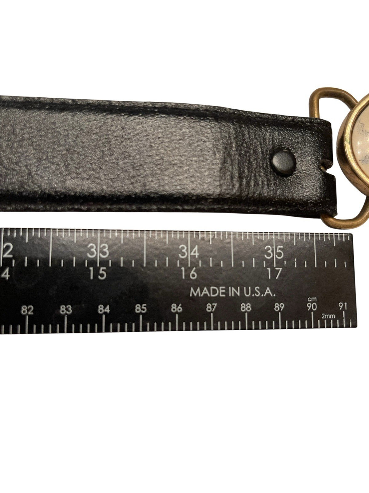 Vintage Basic Tool Supply Solid Brass Unicorn Belt - image 11