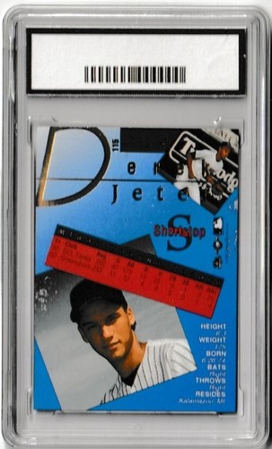 Derek Jeter Greensboro Hornets 1993 Classic Best Card No. 115 Gold Rookie - Bild 4 von 4