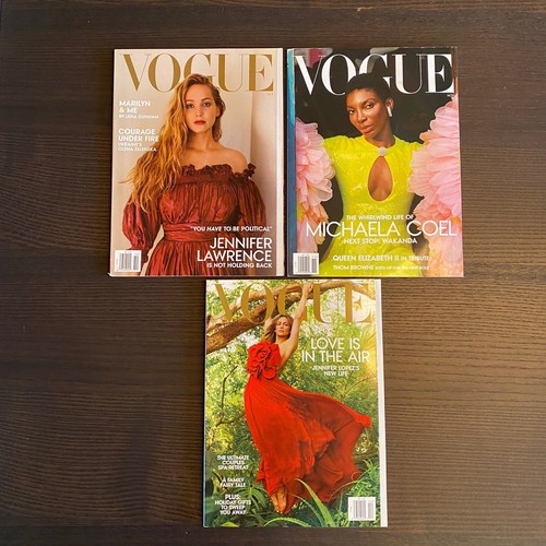 Vogue Oct, Nov, & Dec 2022 Magazines - Set of 3
