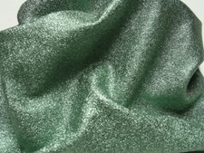 Authentic ITALIAN Lambskin Leather Hides Ultra Premium Diamond Green
