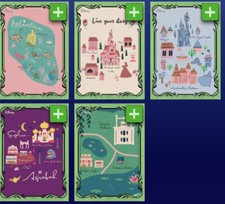 [DIGITAL] Topps Disney - Create Your World 24 S1 - Green Majestic Maps - Pick