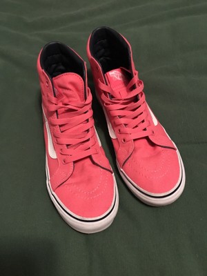pink hi top vans