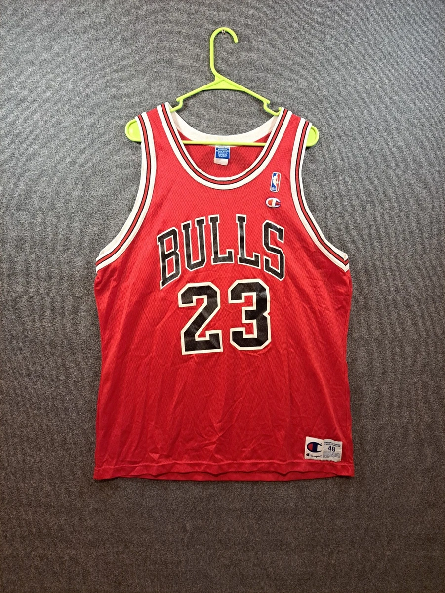 Size 48 VTG Champion Jordan Jersey Chicago Bulls 23 NBA 90s Made in USA - Denmark