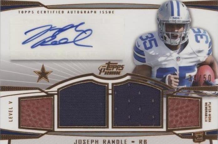 2013 Topps Prime Joseph Randle #PV-JR - 1 of 2