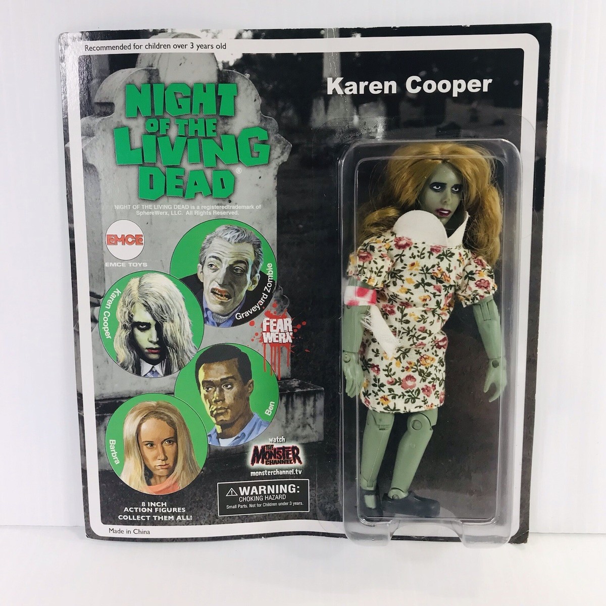 EMCE TOYS MEGO NIGHT OF THE LIVING DEAD 8 Inch Karen Cooper | eBay