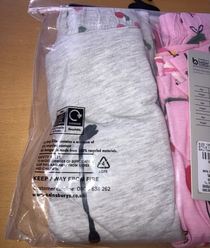 TU GIRLS FLAMINGO BAUBLES CHRISTMAS FESTIVE LONG SLEEVE / LEG PYJAMAS 11-12 BNWT - Picture 11 of 13