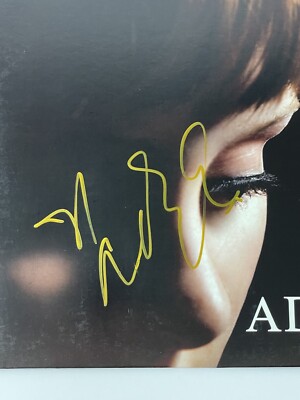 アデル直筆サイン入り超大型写真…Adele Adele Rare Signed Autographed 19 Vinyl LP Record JSA Letter