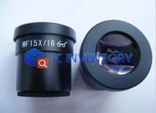 PAIR OF SUPER WIDEFIELD WF 15X16 EYEPIECE 30MM FOR STEREO MICROSCOPE