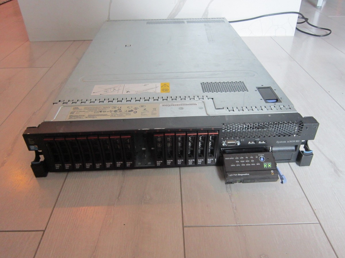 IBM System x3650 M3 7945-AC1 Xeon Six 2.80GHz 300GB RAID Rack